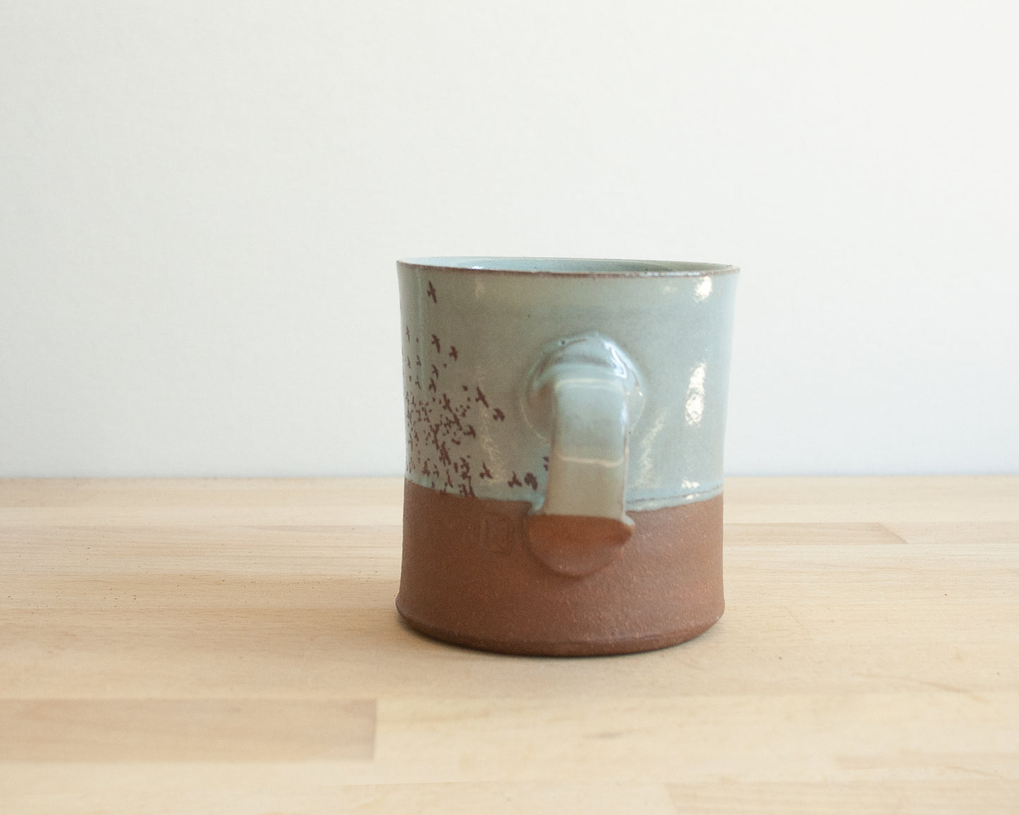 Flock of Birds Americano Mug - blue