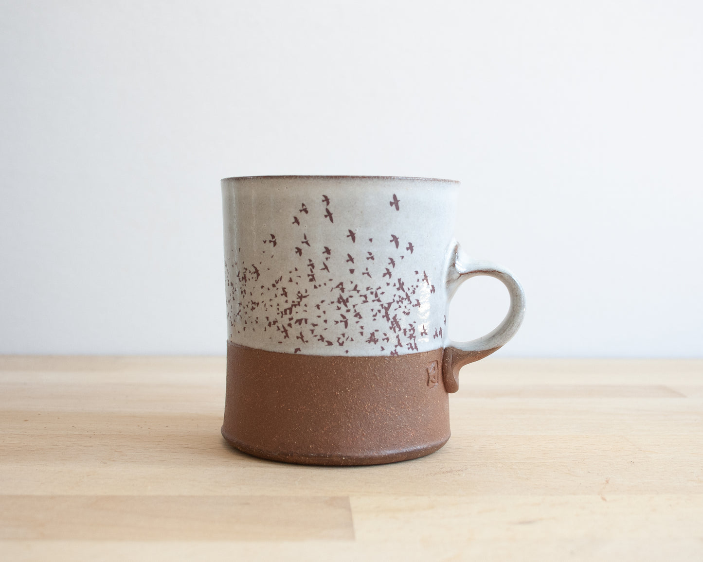 Flock of Birds Americano Mug - white