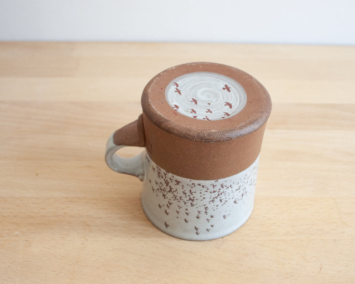 Flock of Birds Americano Mug - white