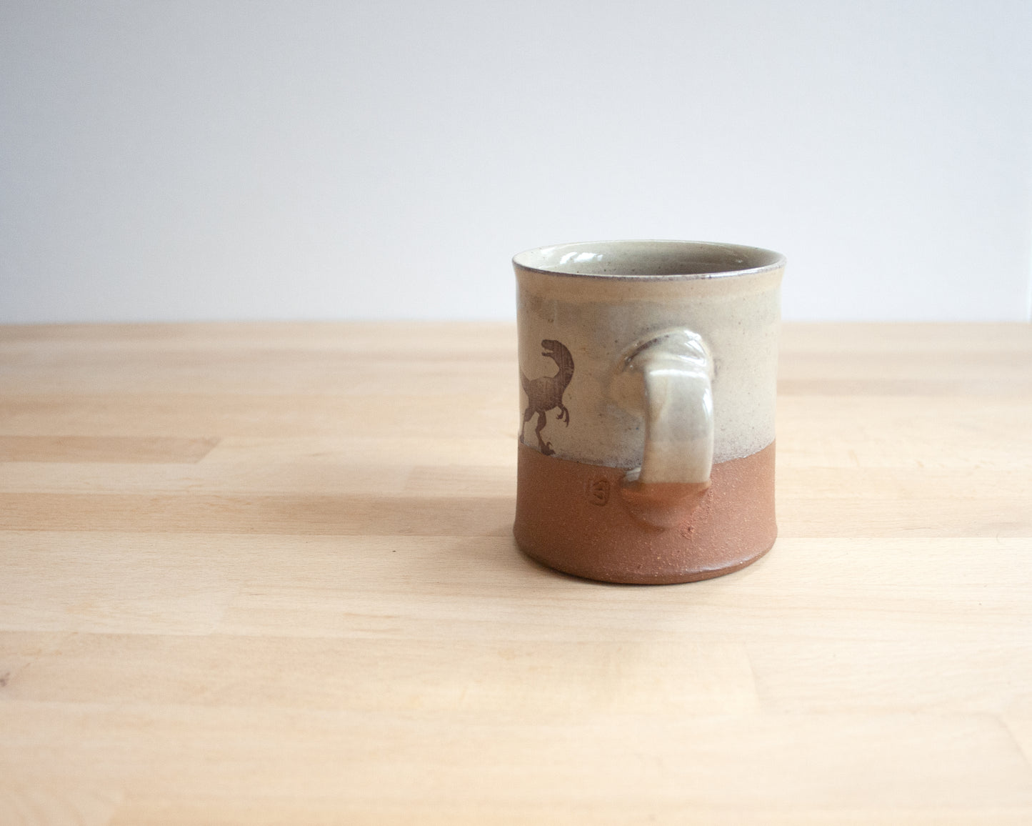 Velociraptor Americano Mug - yellow