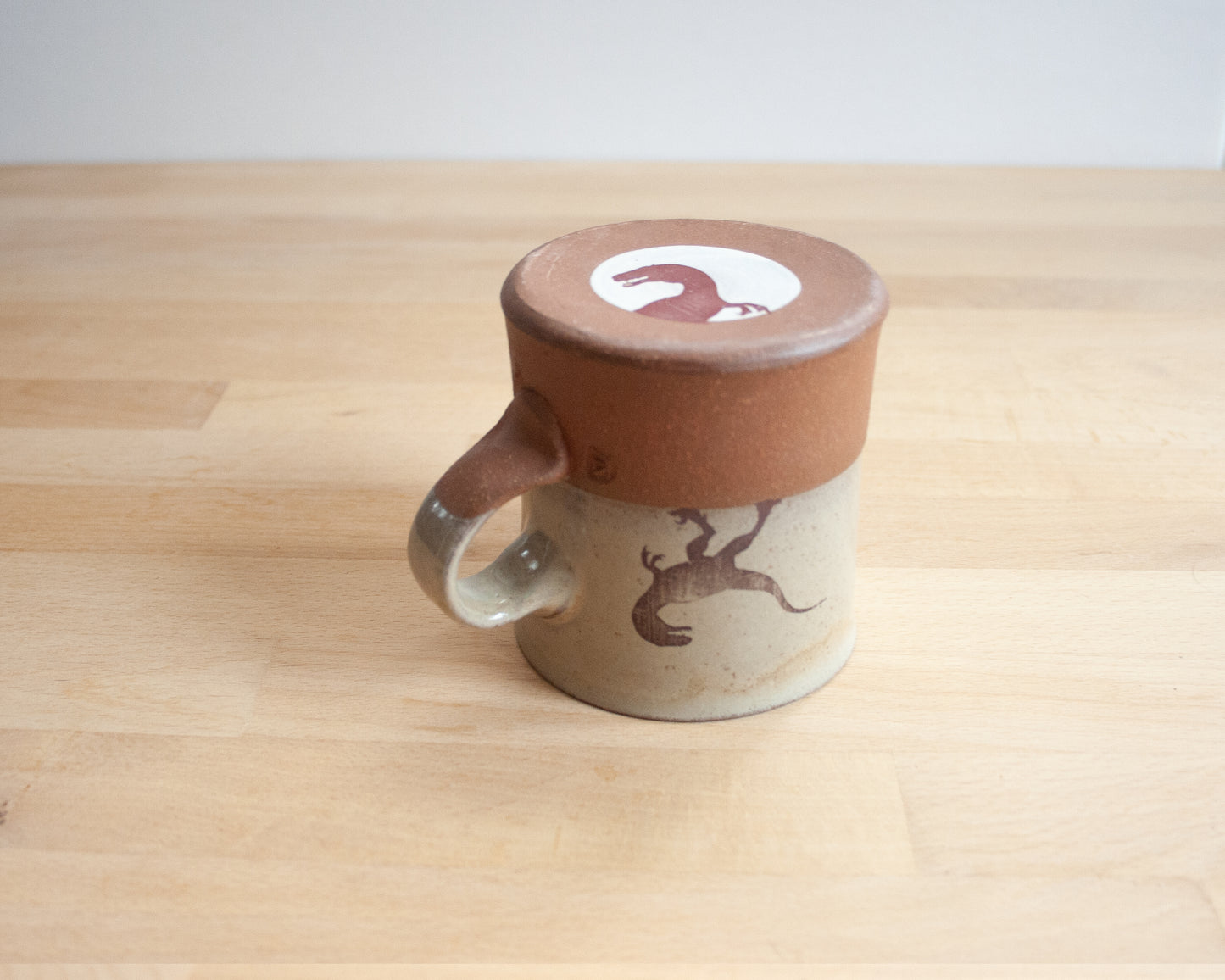 Velociraptor Americano Mug - yellow