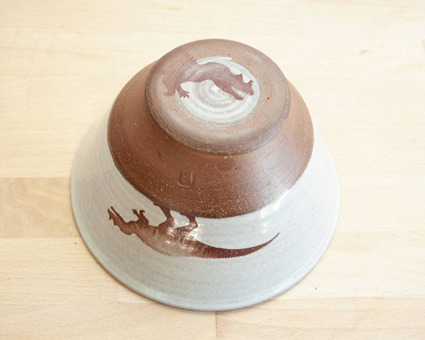 Ceratosaurus Bowl - white