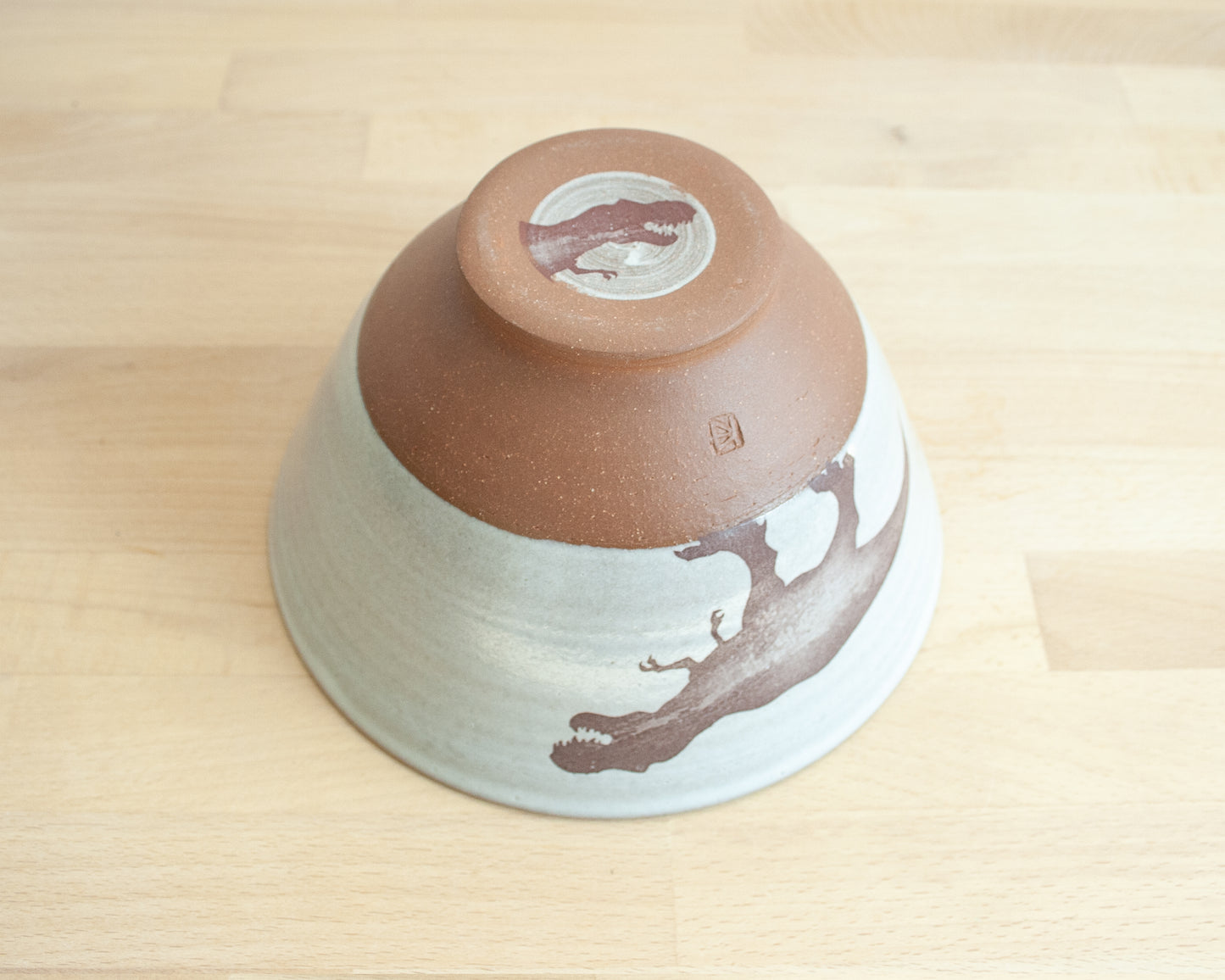 T-Rex Noodle Bowl - white