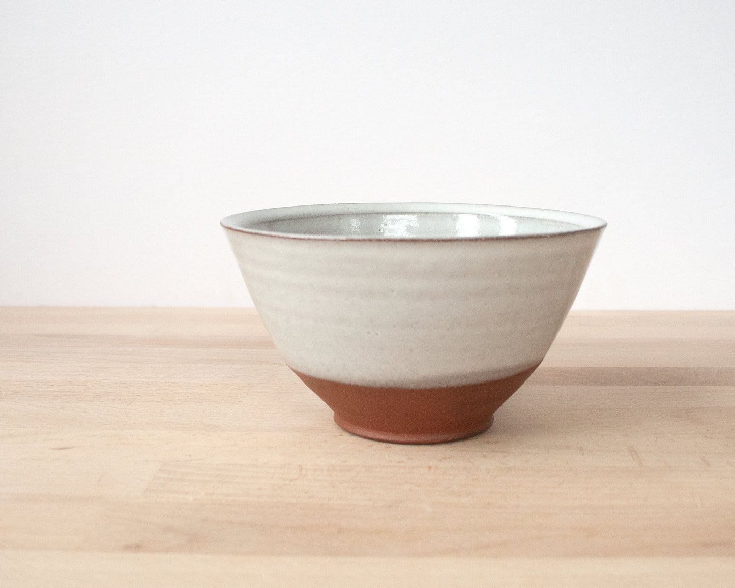 Velociraptor Noodle Bowl with background pattern - white