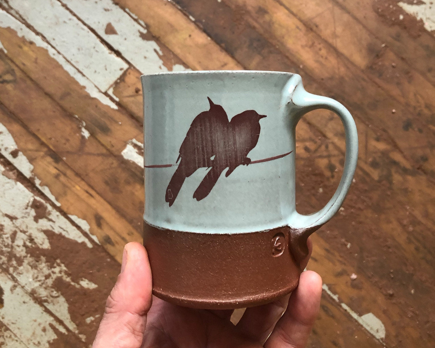Bird Mug - Blue