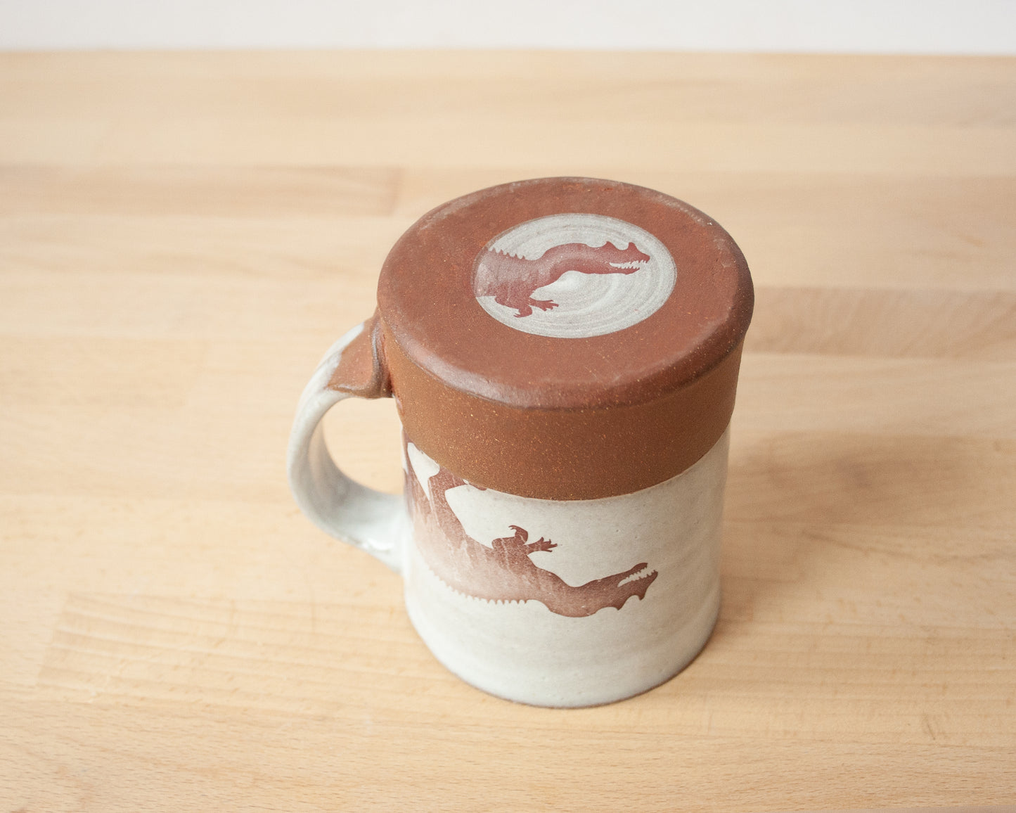 Ceratosaurus Mug - white
