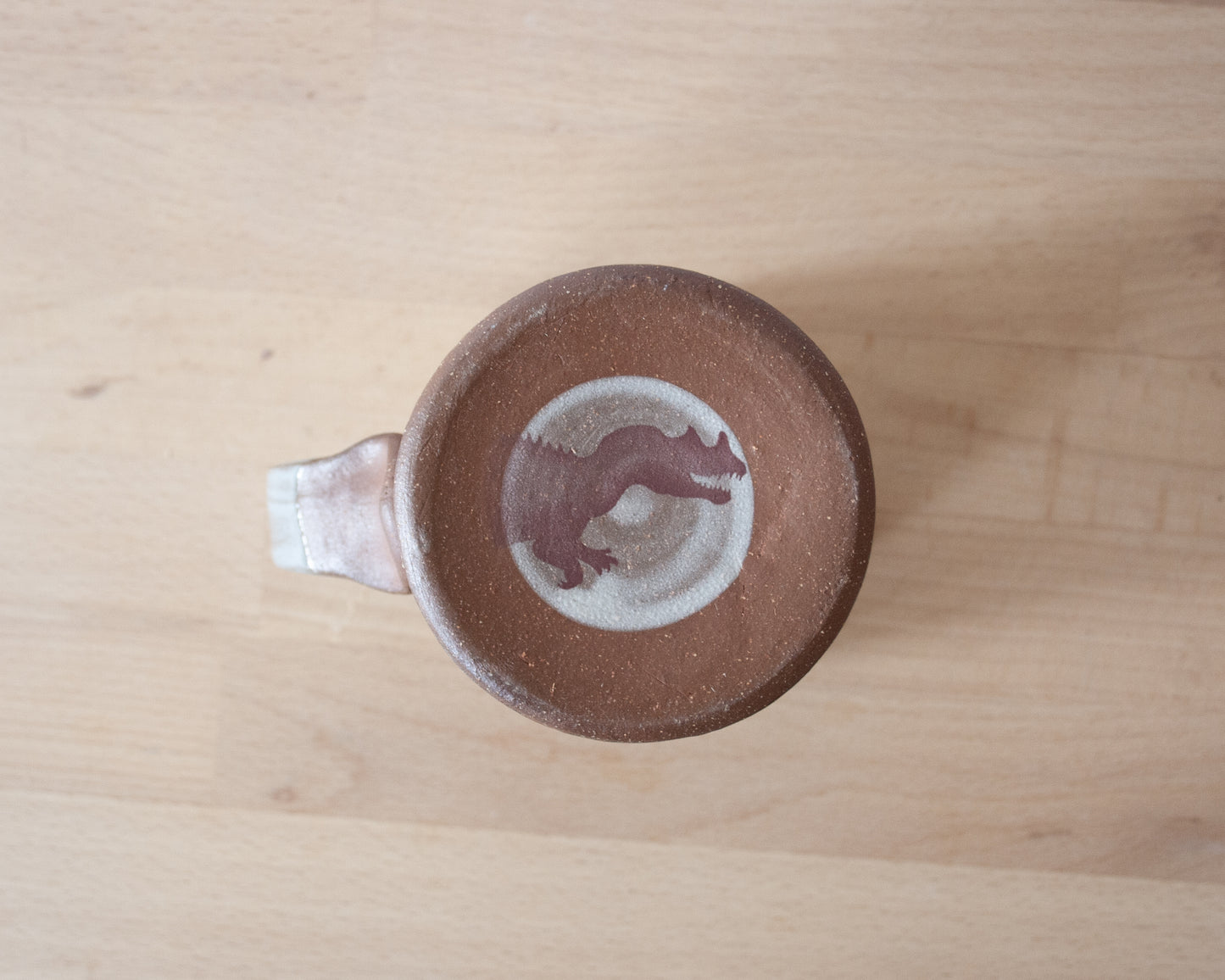 Ceratosaurus Mug with Pattern- blue