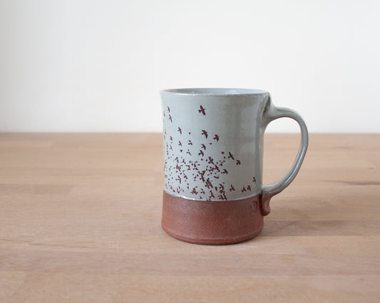 Flock of Birds Mug - blue