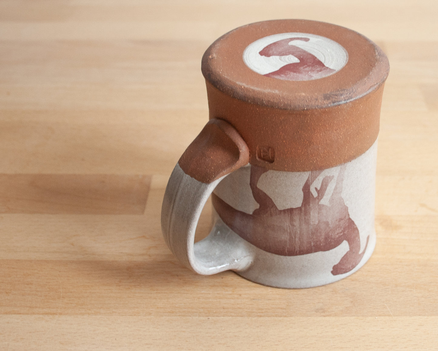 Parasauropholus Mug (right facing)- white
