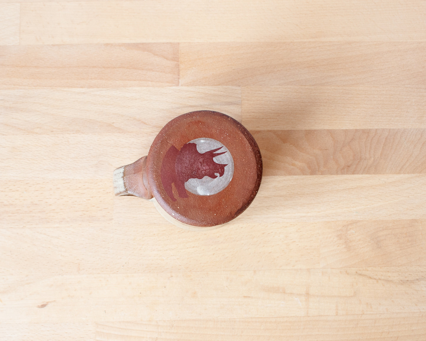 Triceratops Mug - yellow