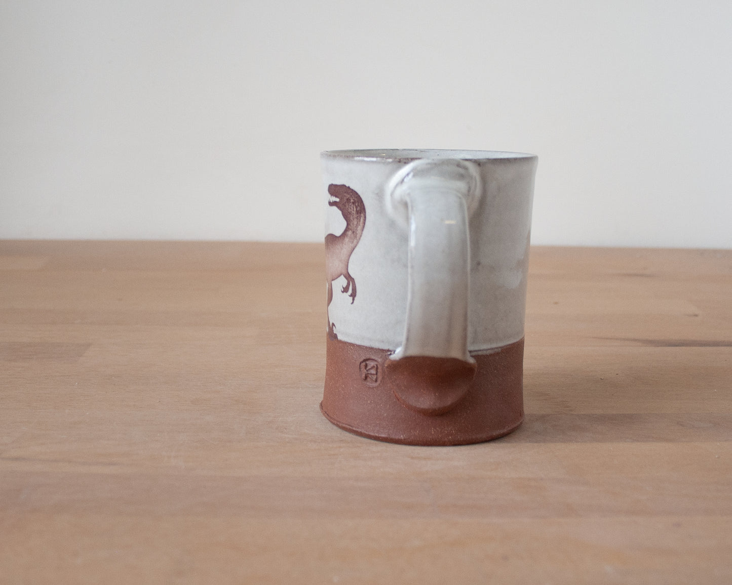 Velociraptor Mug - white