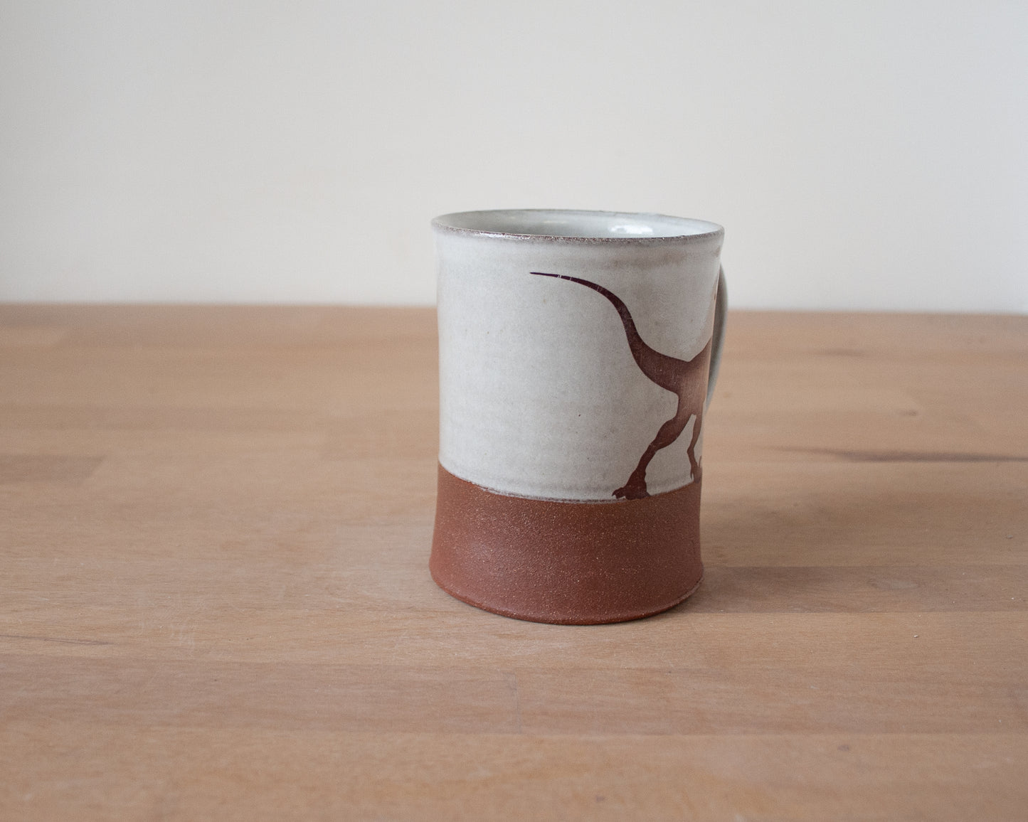 Velociraptor Mug - white