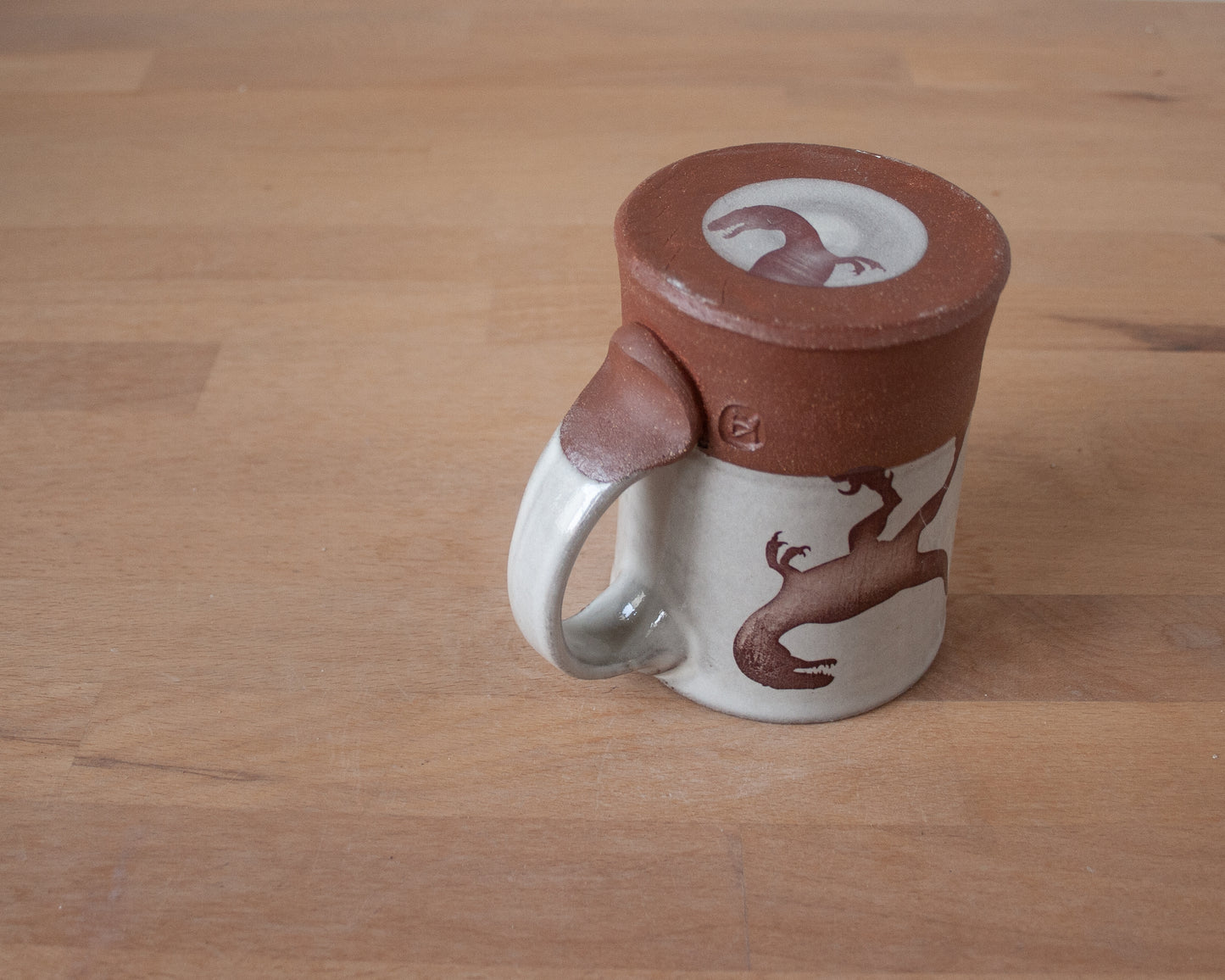 Velociraptor Mug - white