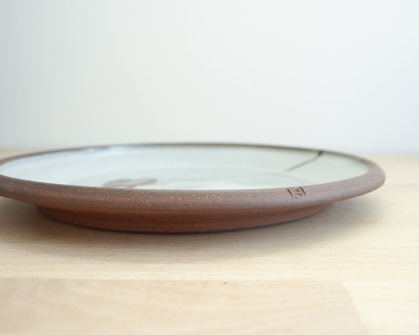 Birds on a Wire Side Plate - white