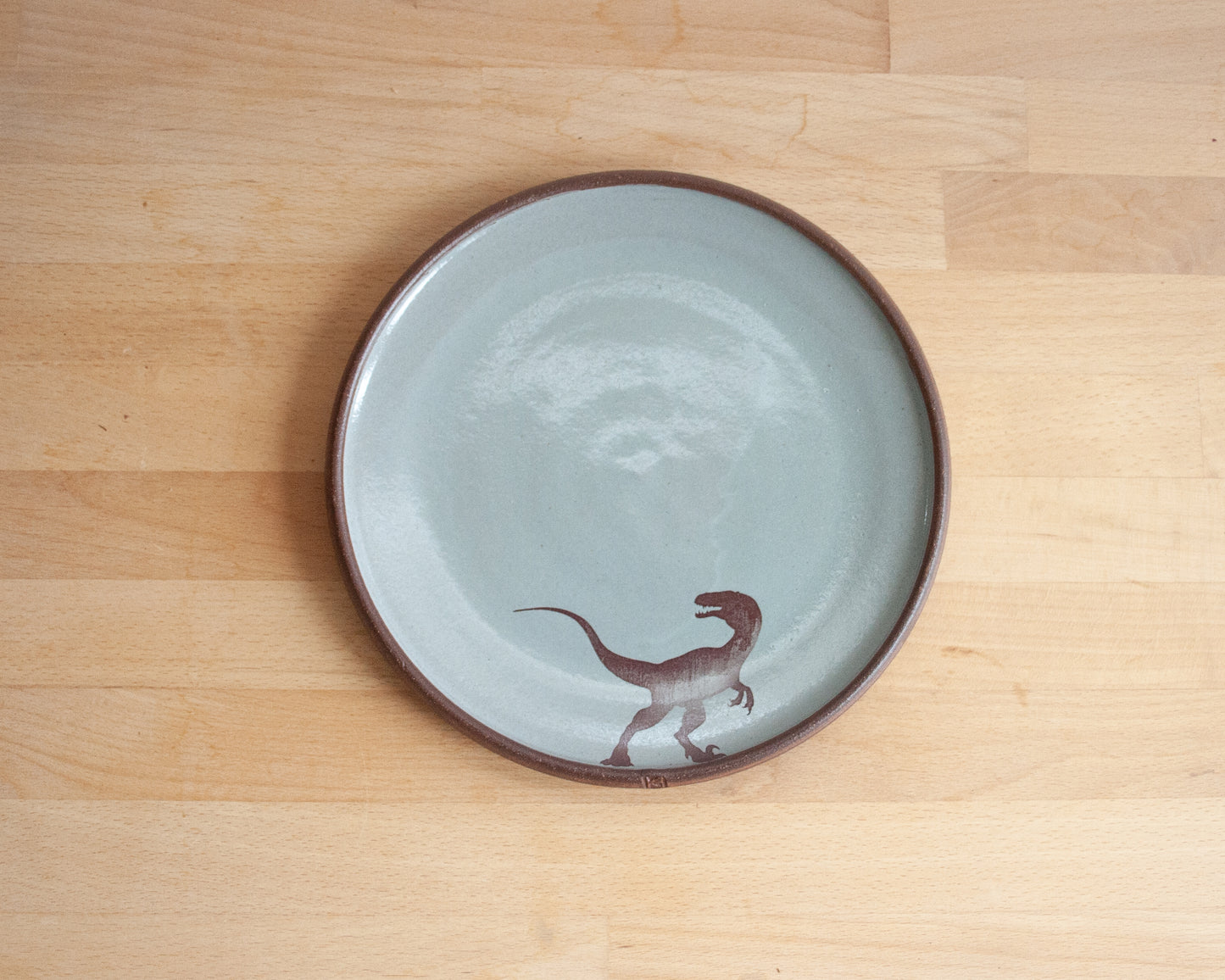 Velociraptor Side Plate - blue