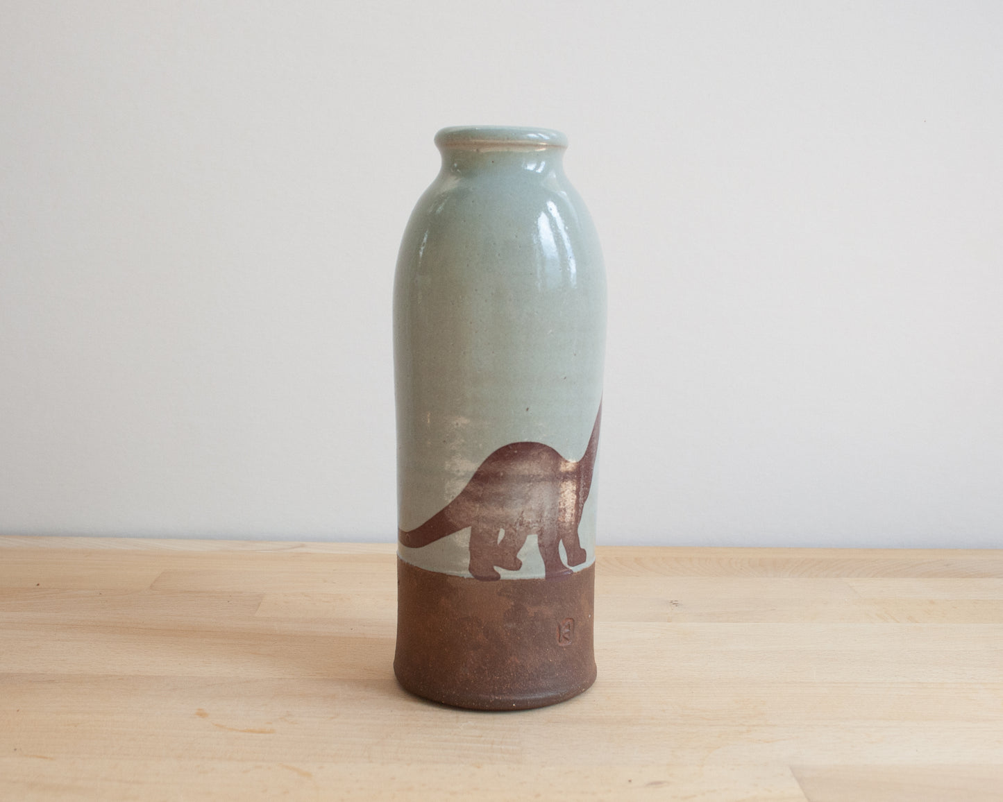 Diplodocus Vase - blue