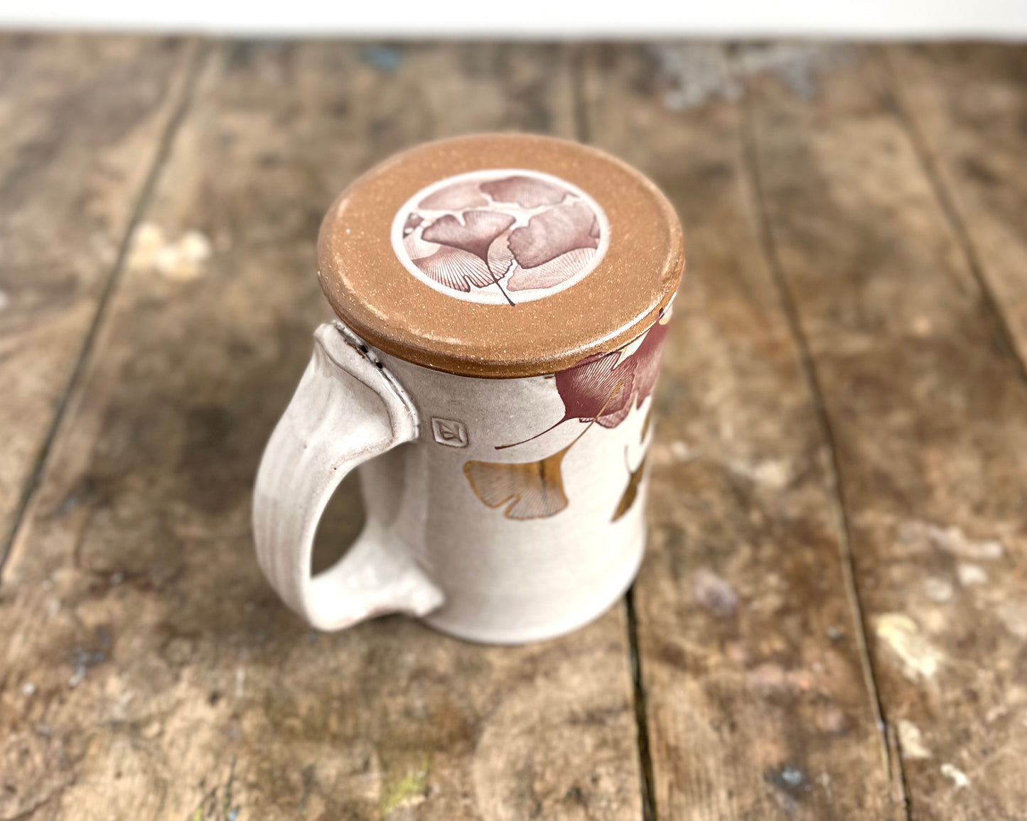 Gold Ginkgo Mug