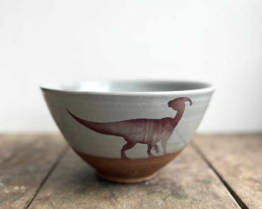 Parasaurolophus Bowl - blue