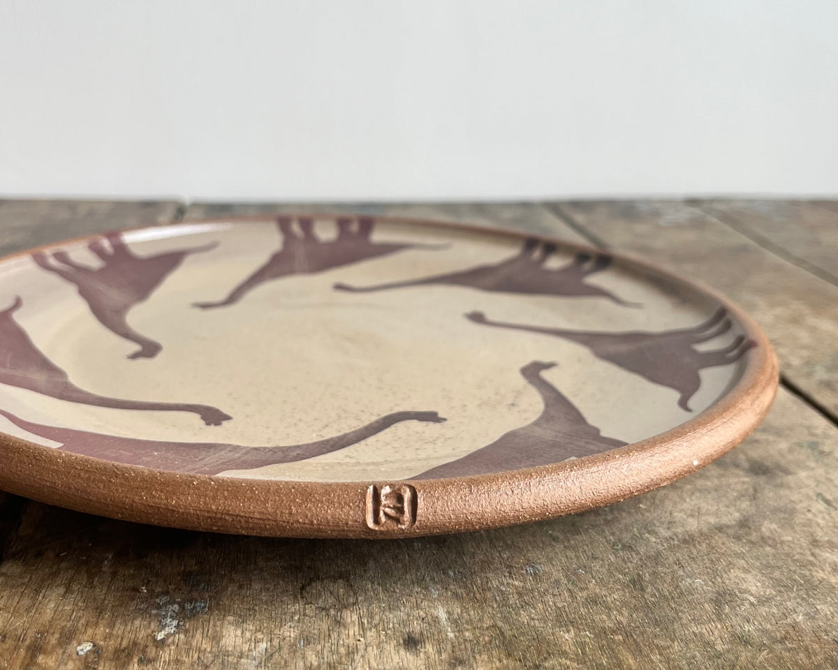 Brachiosaurus Side Plate - yellow