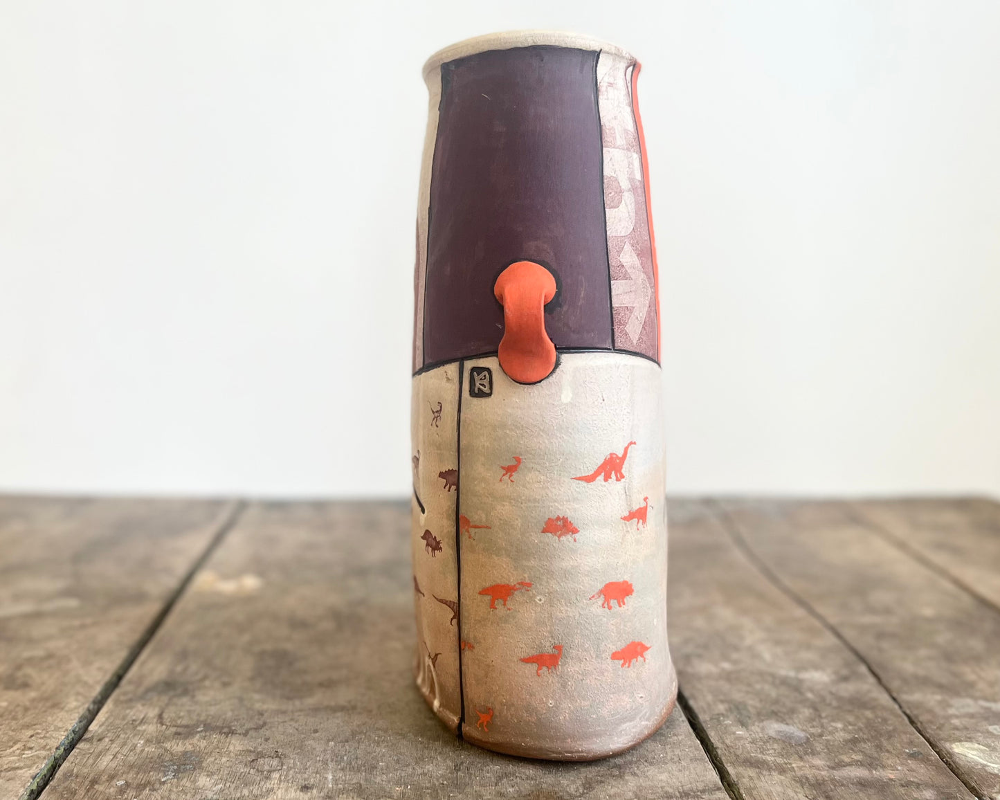 Flattened Collage Vase