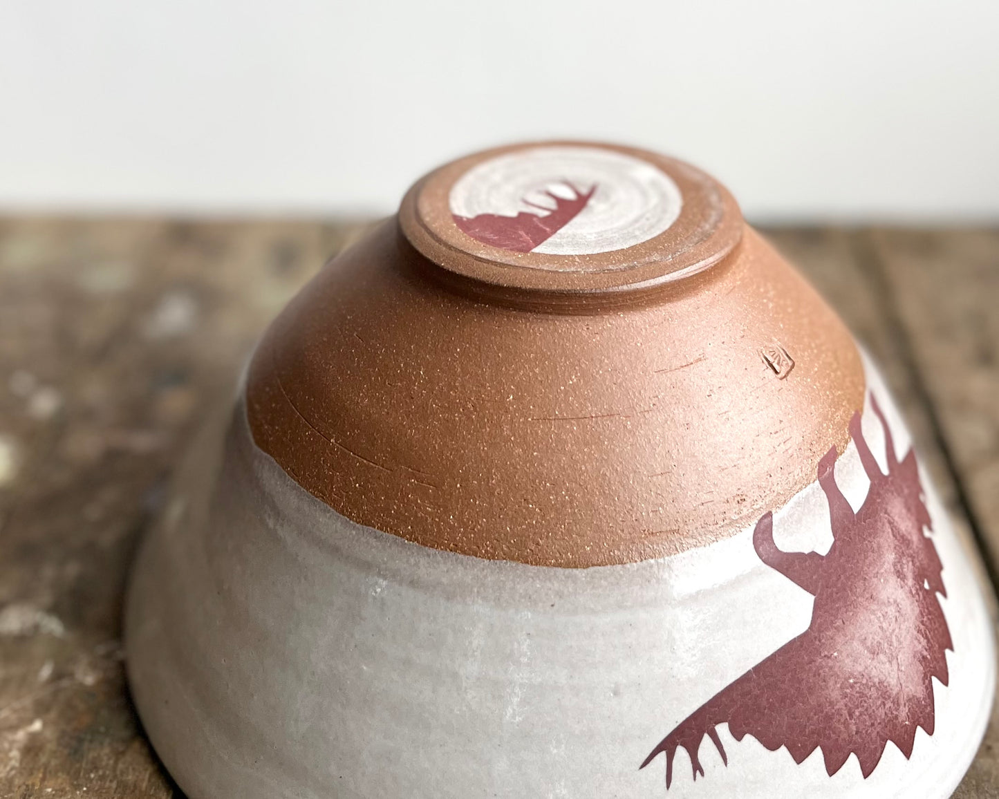 Stegosarus Bowl - white