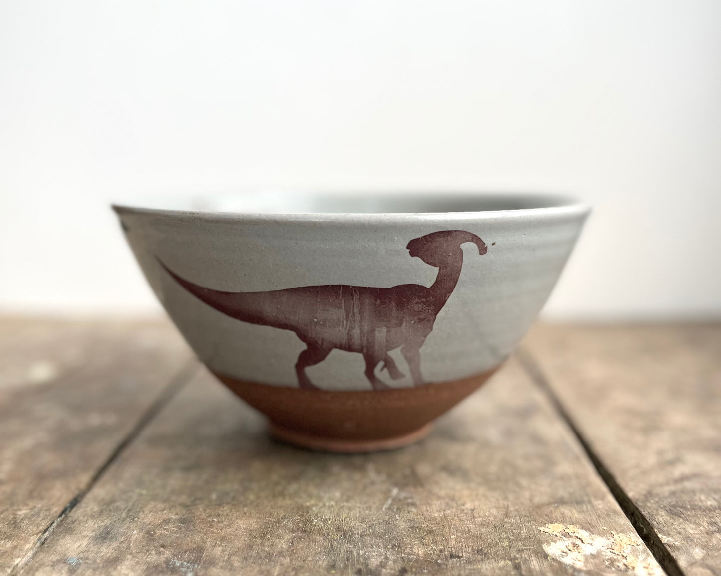 Parasaurolophus Noodle Bowl - blue
