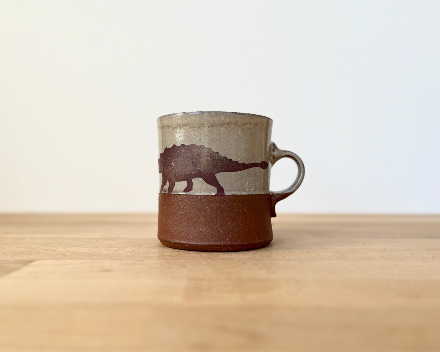 Ankylosaurus Americano Mug - yellow