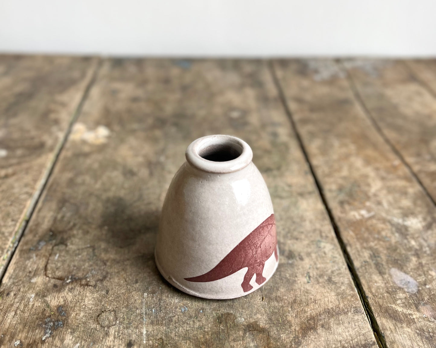 Triceratops Bud Vase