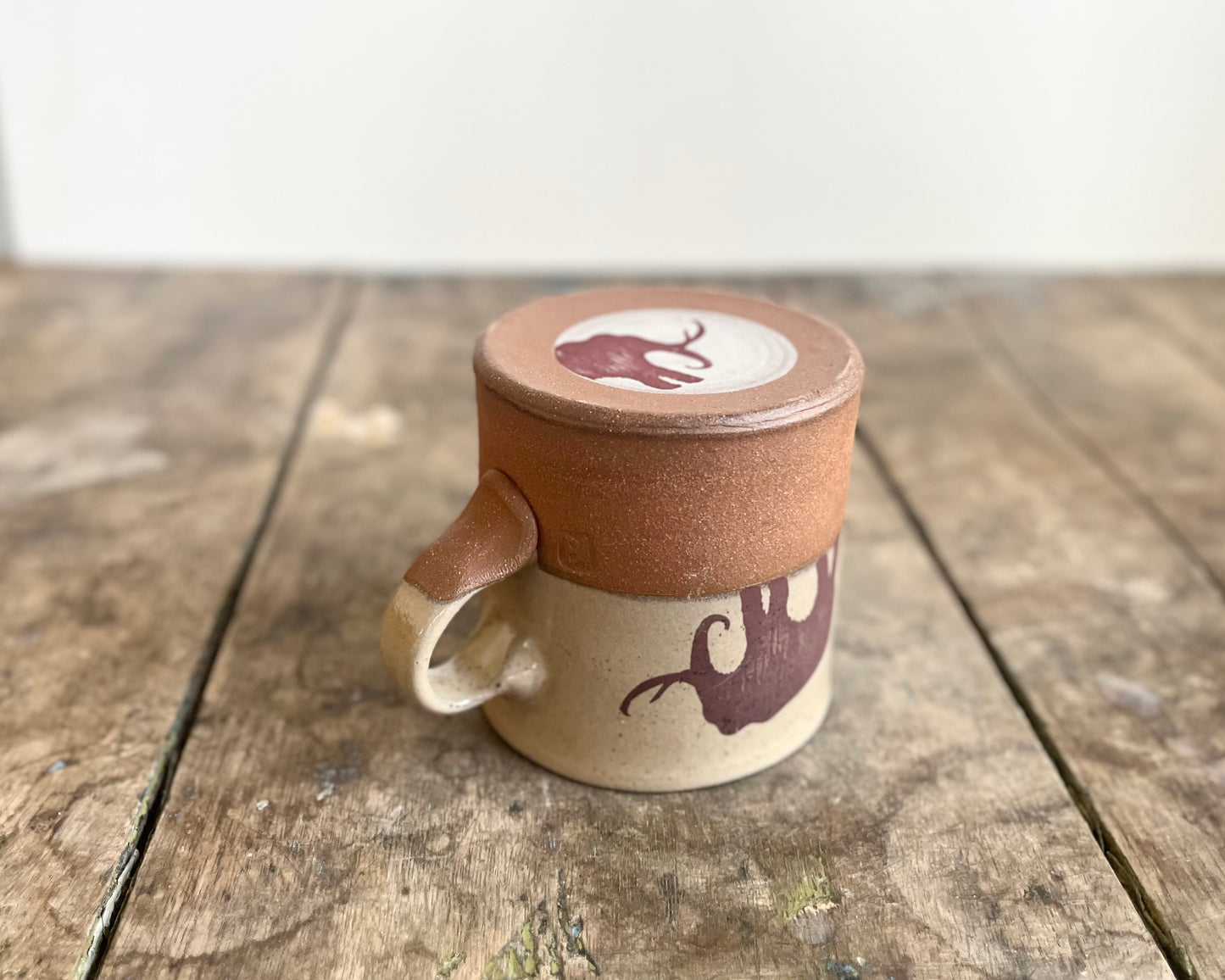 Woolly Mammoth Americano Mug  - yellow