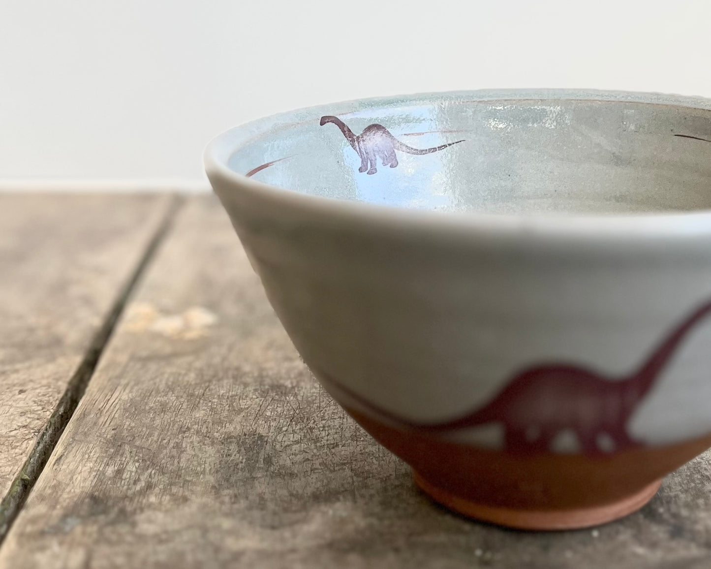 Diplodocus Bowl - blue