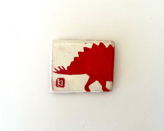 Stegosaurus magnet