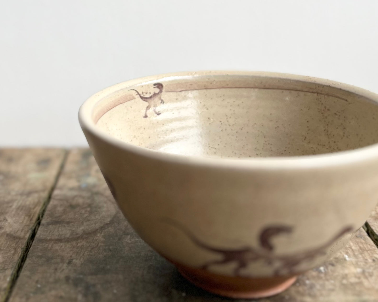 Velociraptor Pack Bowl - yellow