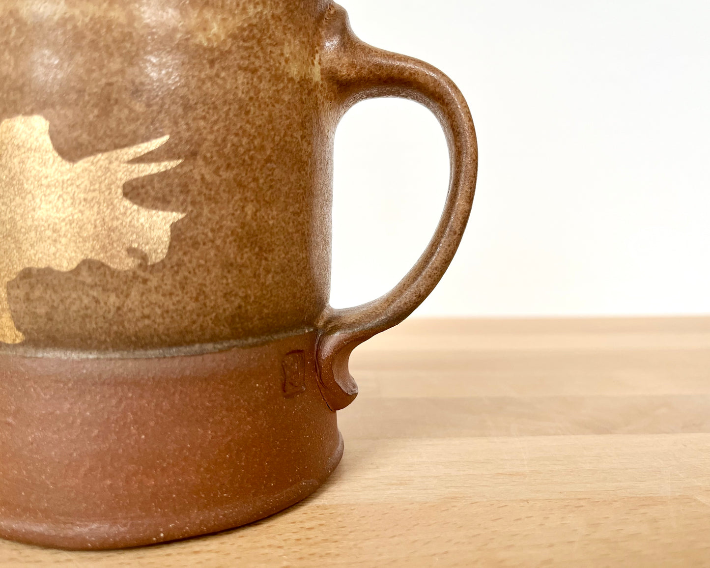 Gold Triceratops Mug