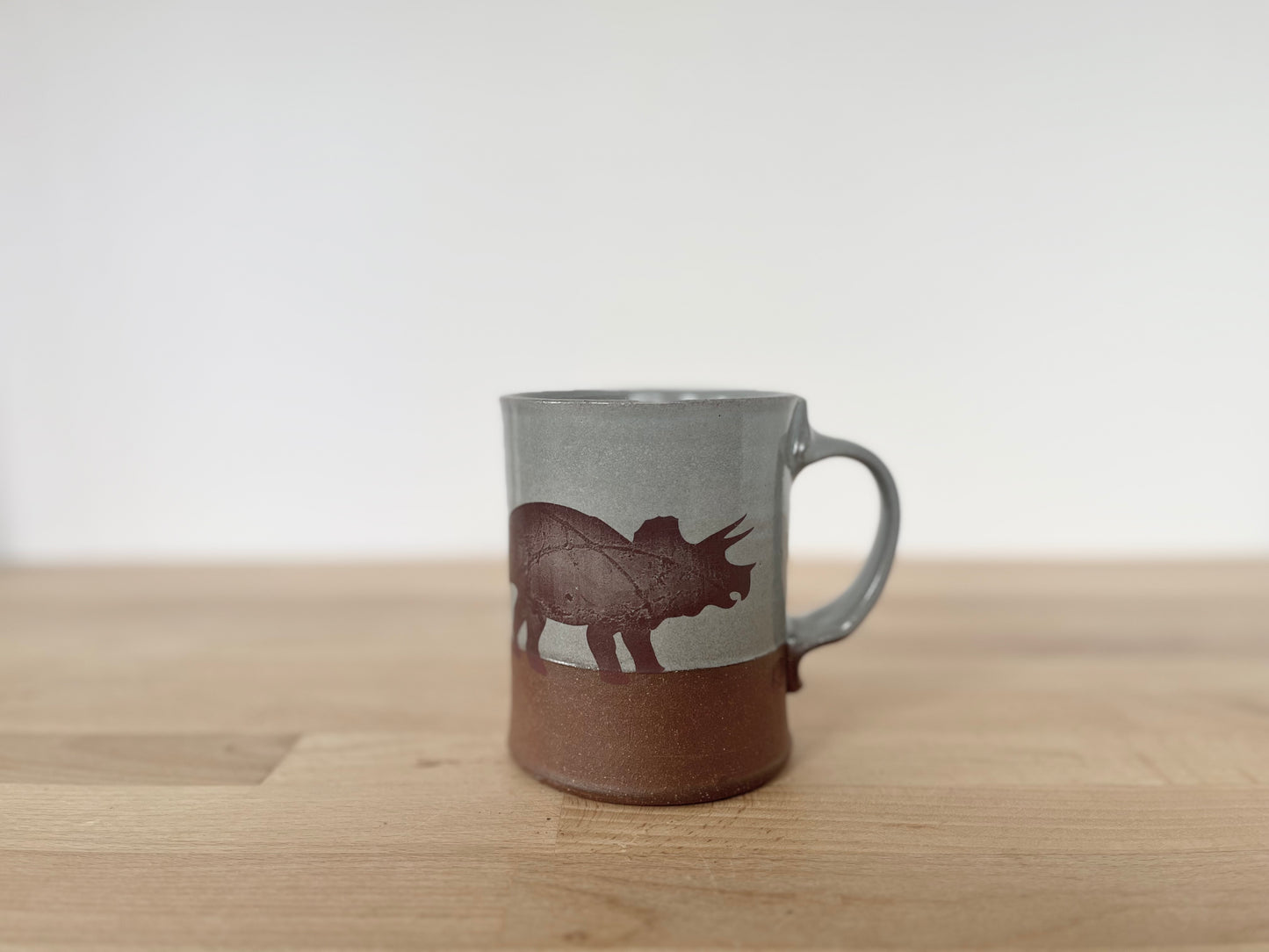 Triceratops Mug - blue