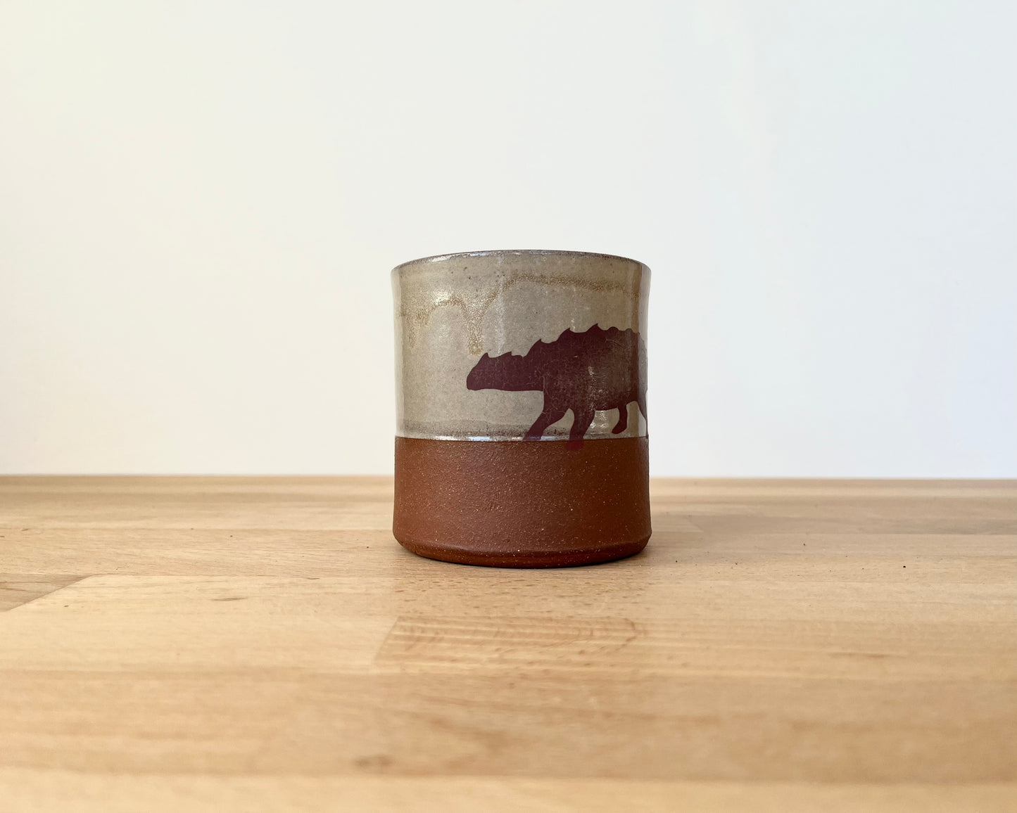 Ankylosaurus Americano Mug - yellow