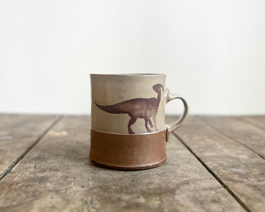Parasaurolophus Americano Mug  - yellow
