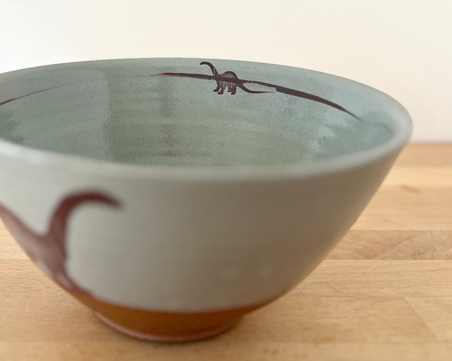 Diplodocus Noodle Bowl - blue
