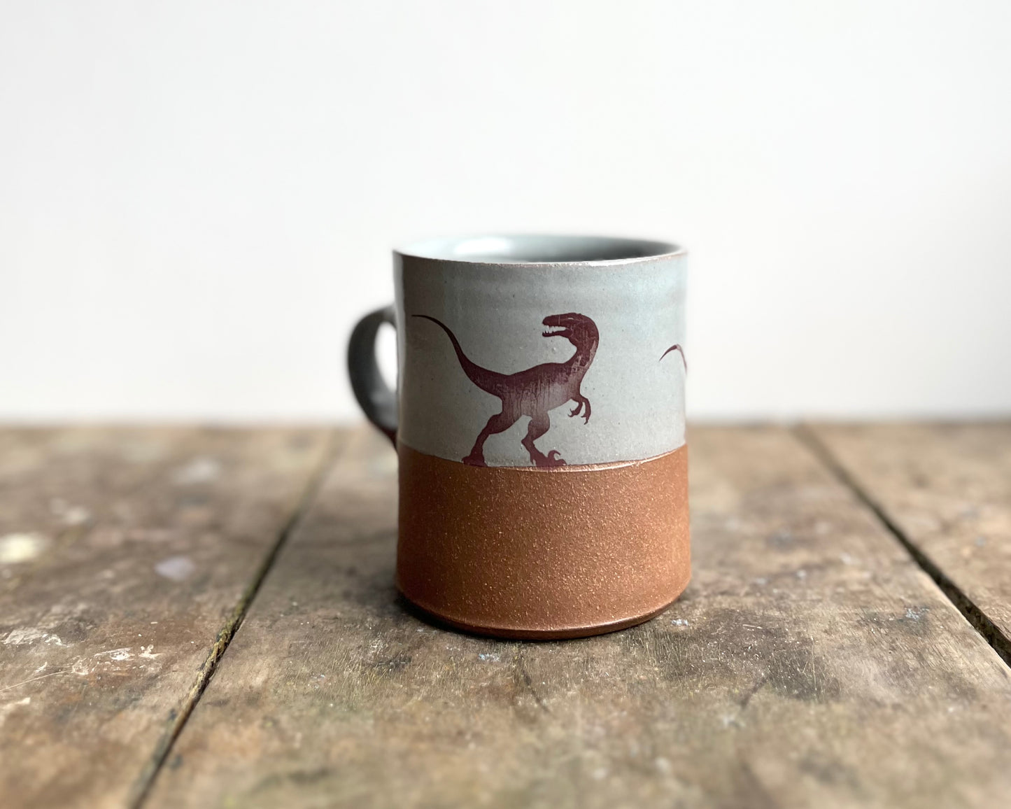 Velociraptor Pack Americano Mug - blue