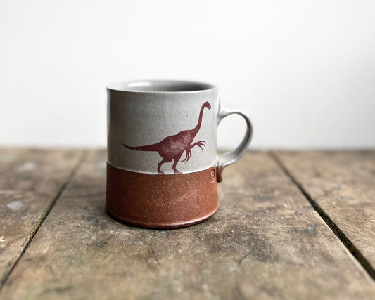 Therinzosaurus Americano Mug - blue