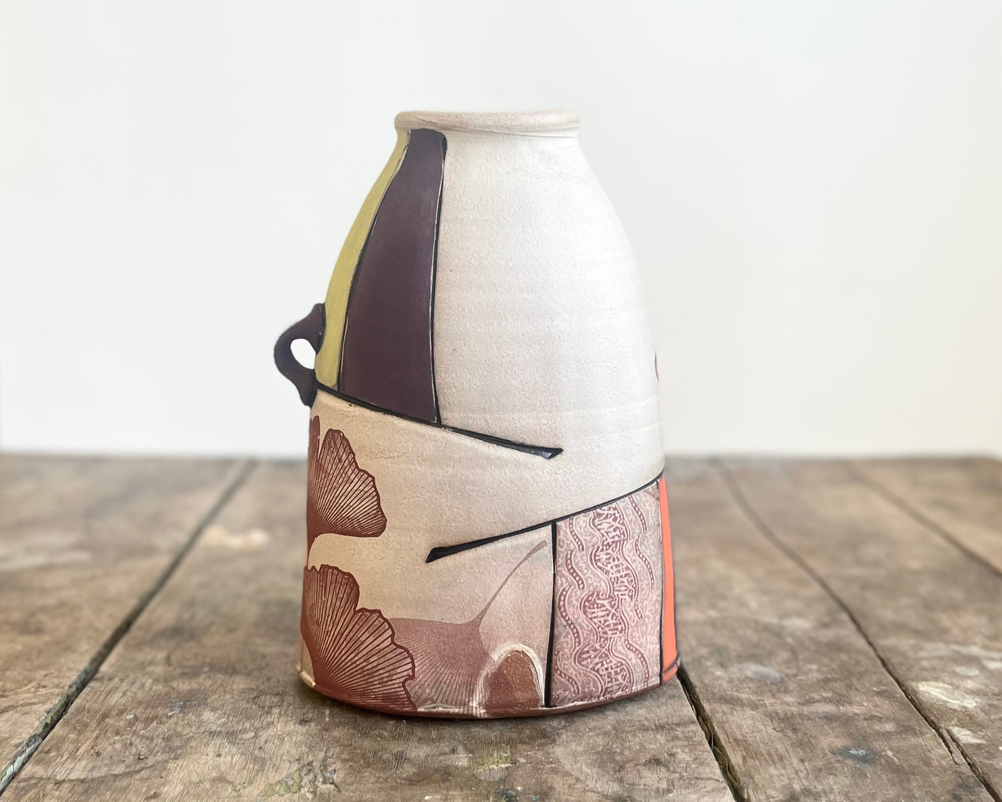 Flattened Collage Vase