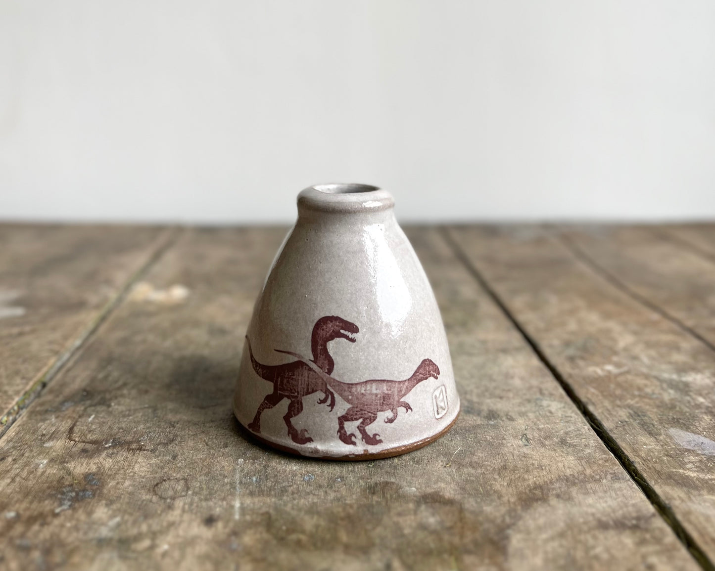 Velociraptor Bud Vase