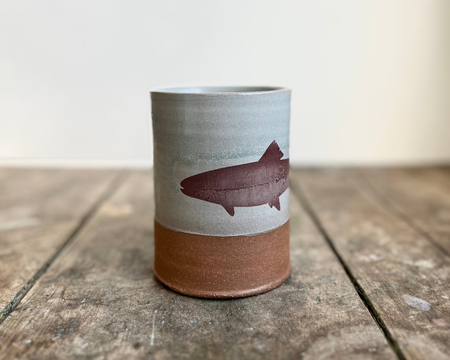Trout Mug - blue