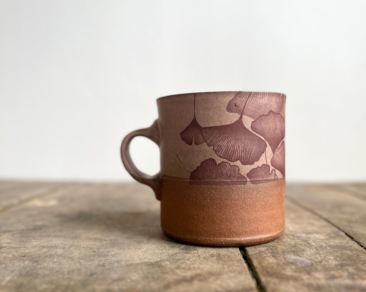 Ginkgo Americano Mug - pink