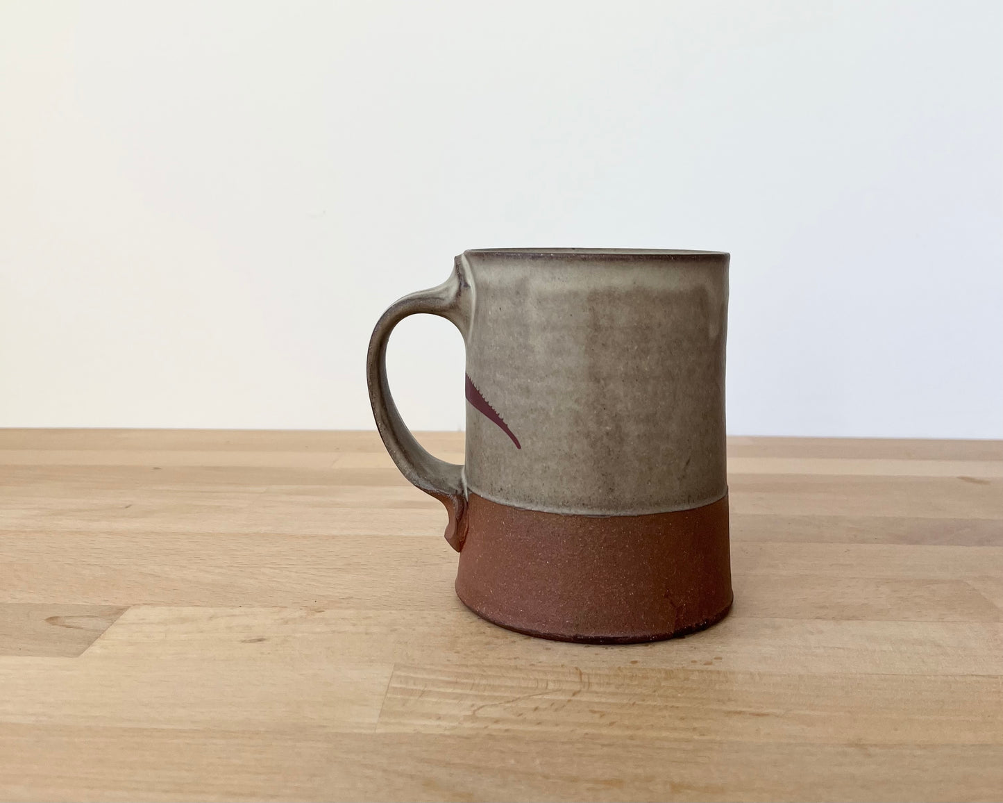 Ceratosaurus Mug - warm grey matte