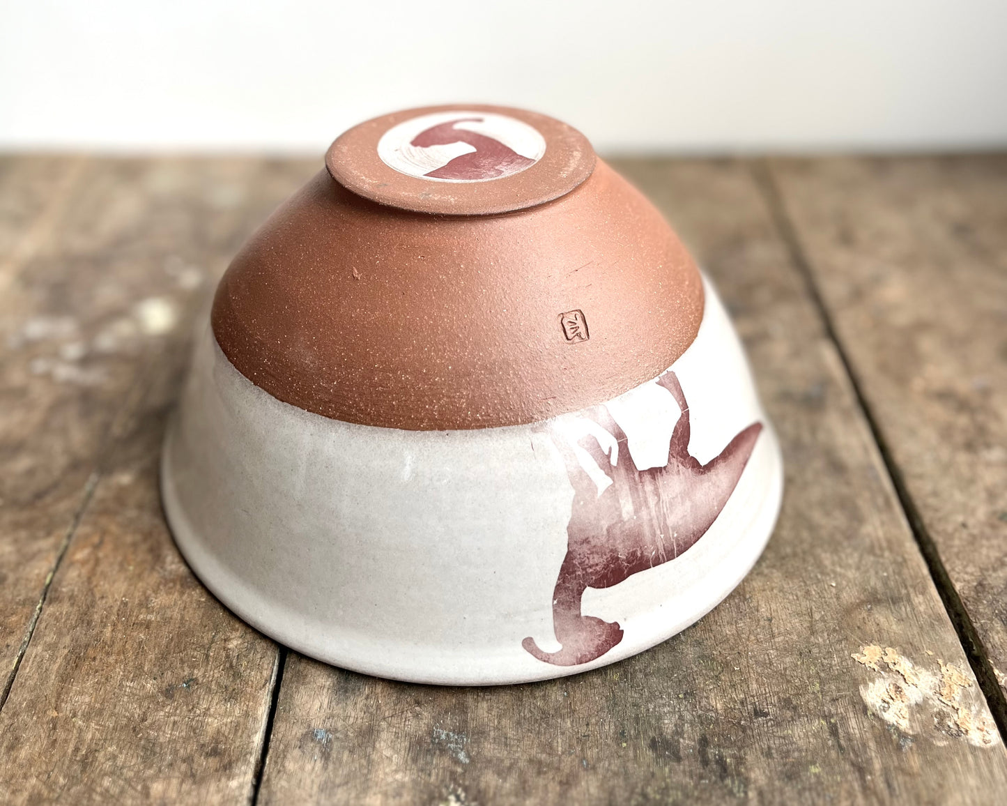 Parasaurolophus Noodle Bowl - white