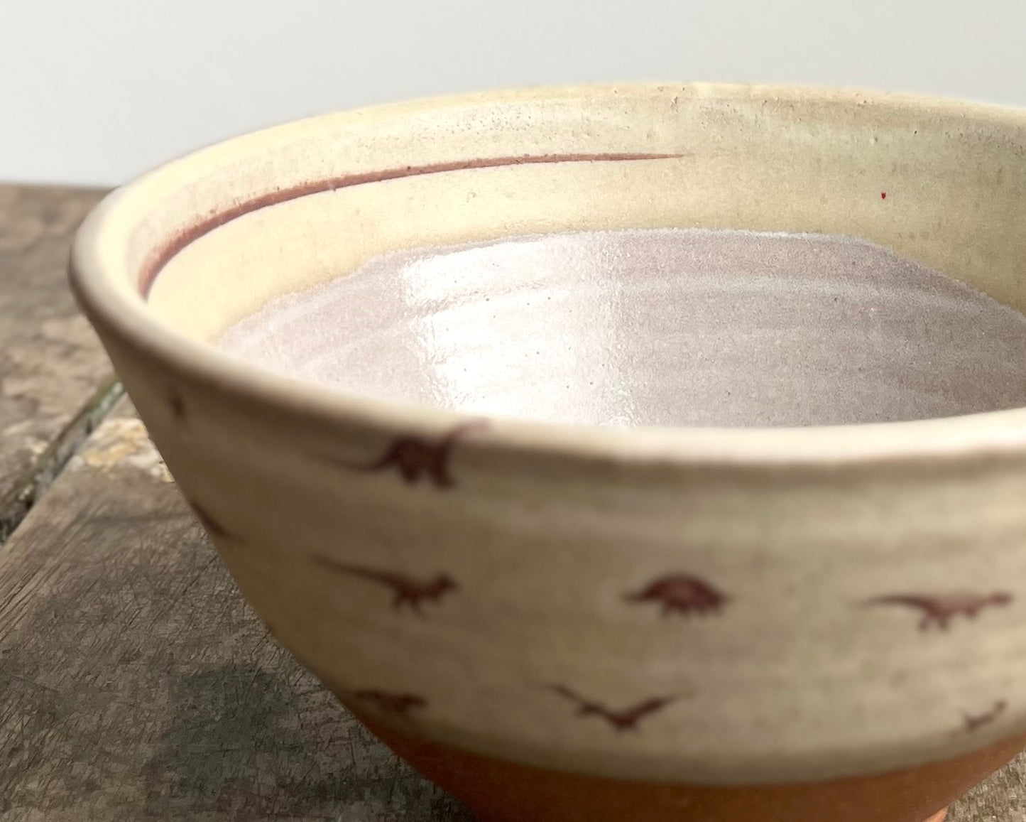 Bowl with Small Dinosaurs