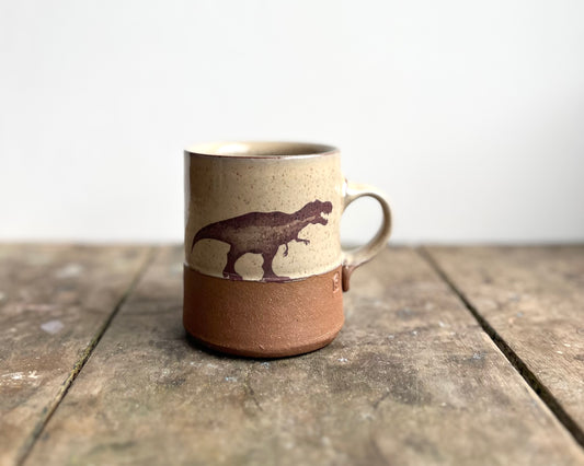 T-Rex Americano Mug  - yellow