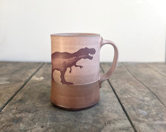 T-Rex Mug - pink matte