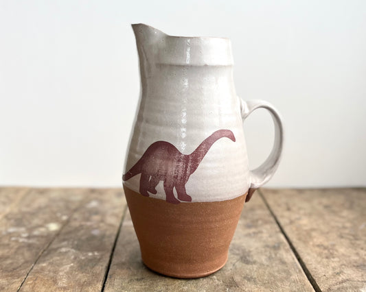 Diplodocus Pitcher- white