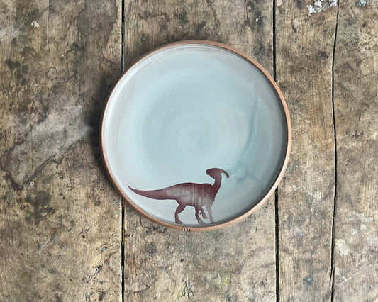 Parasaurolophus Side Plate - blue